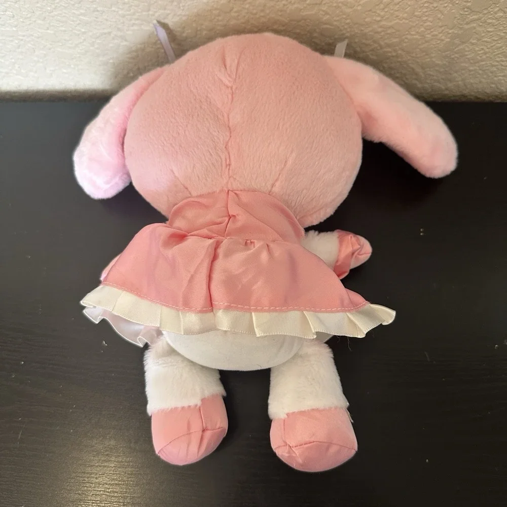 Sanrio My Melody‎ Pink Plush Hello Kitty Japan Maid Ribbon Head Piece 10 Inches